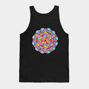 Bright & Colorful Mandala Tank Top